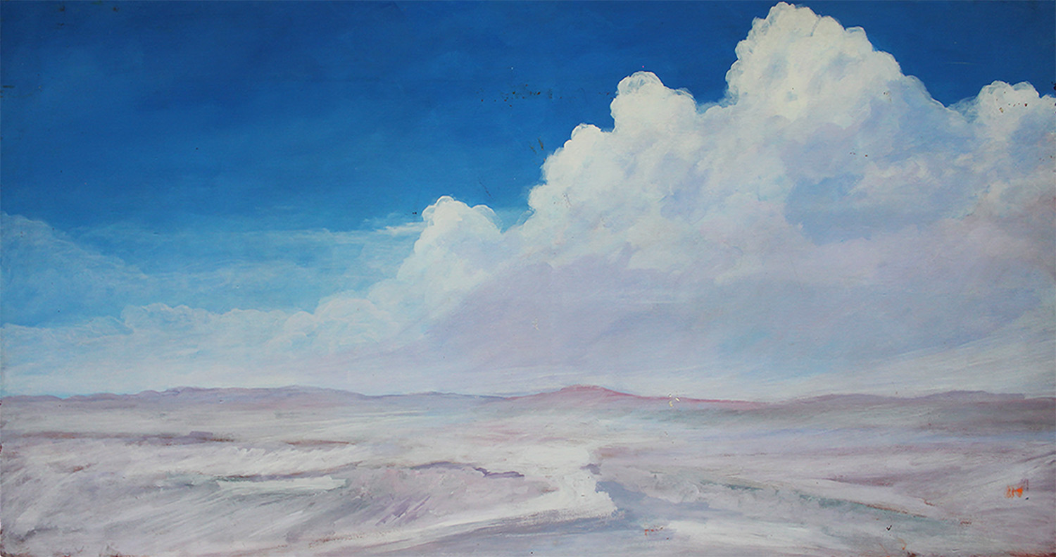 "On the Horizon" Acrylic on canvas by Peter Koenig