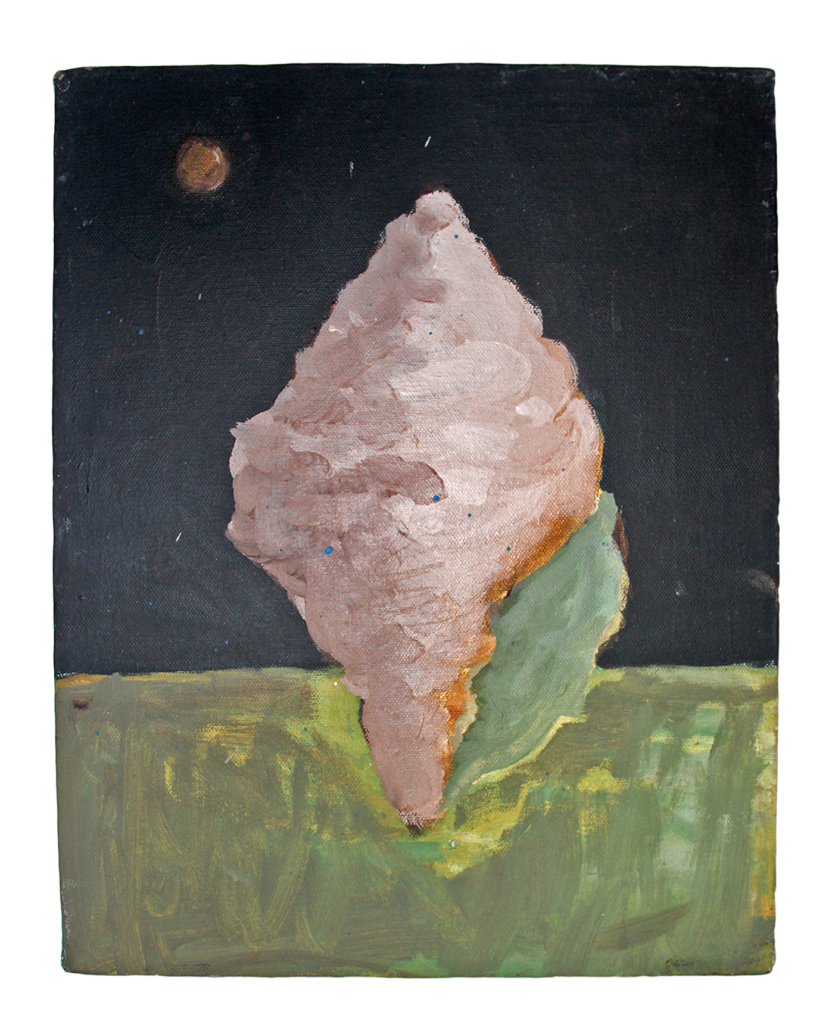 "Otherworldly" - Mixed media on a wood panel by the late Peter Koenig