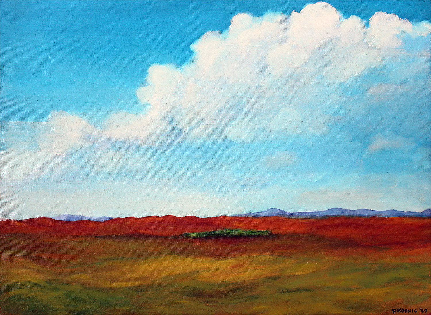 "Pastoral Bliss" - Acrylic on canvas by Peter Koenig